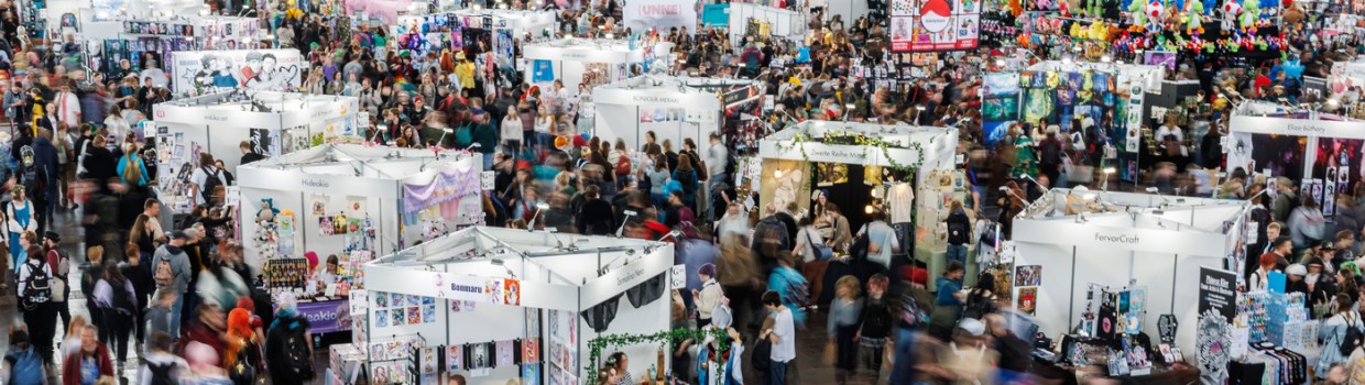 Ausstellungsfläche der Manga-Comic-Con 2025 Ausstellungsfläche der Manga-Comic-Con 2025